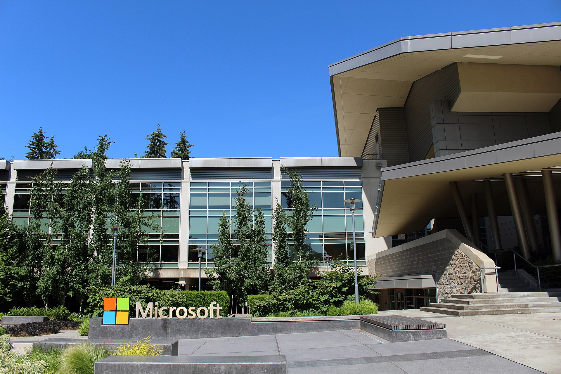 Building 92 on the Microsoft campus in Redmond